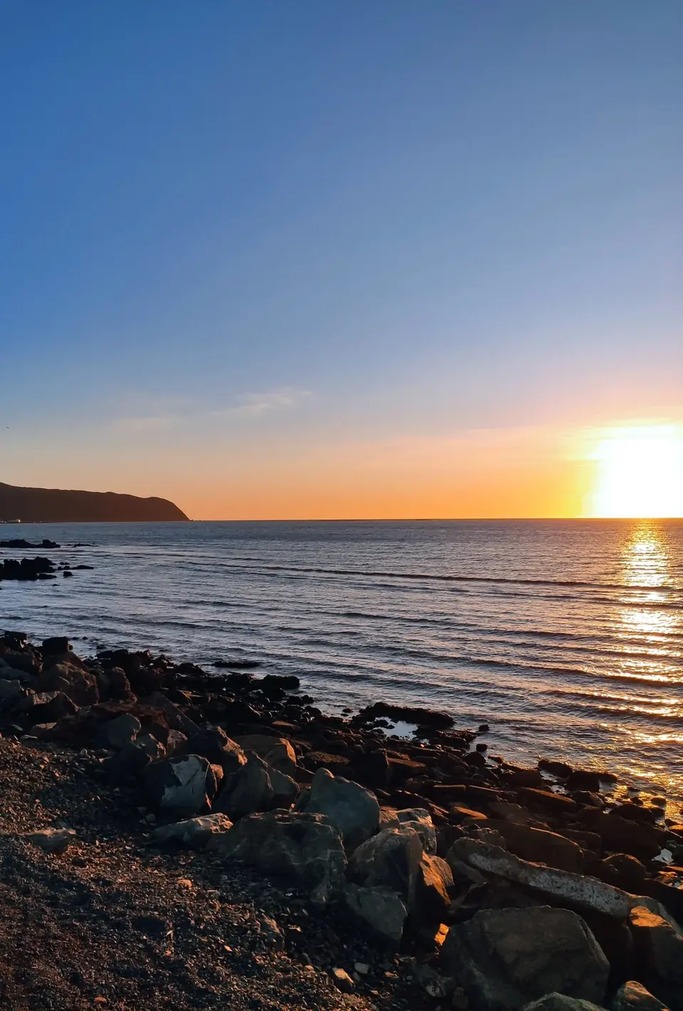 Coastal sunset from Annielise